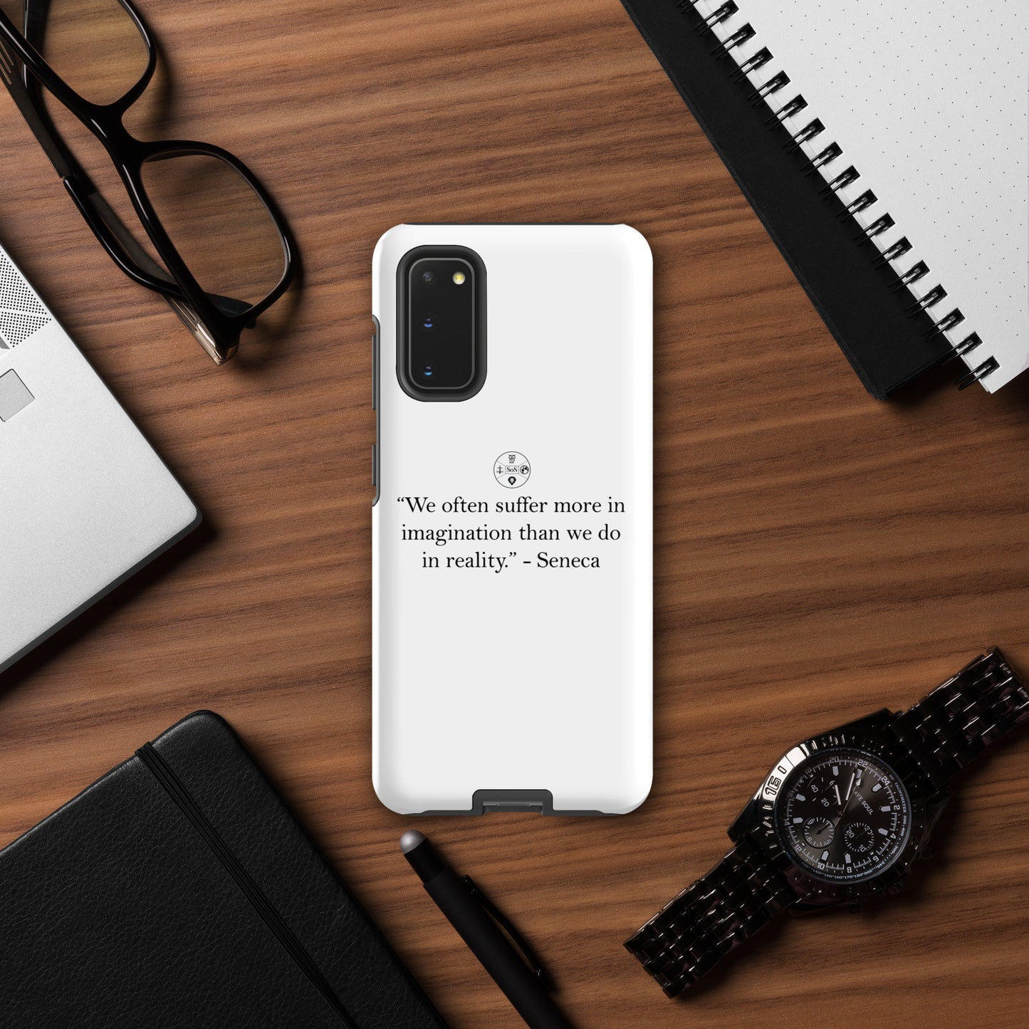 Seneca’s Wisdom – Stoic Philosophy Tough Case for Samsung® | Dual-Layer Protection
