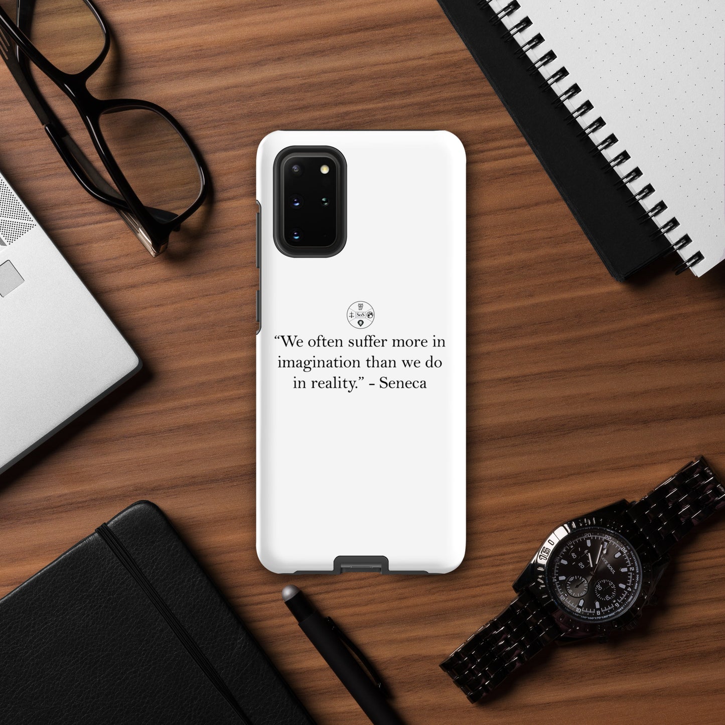 Seneca’s Wisdom – Stoic Philosophy Tough Case for Samsung® | Dual-Layer Protection