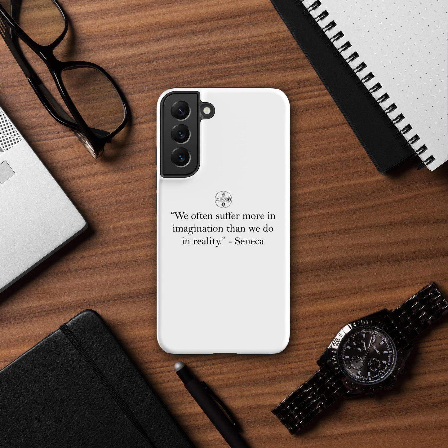 Seneca’s Wisdom – Stoic Philosophy Tough Case for Samsung® | Dual-Layer Protection
