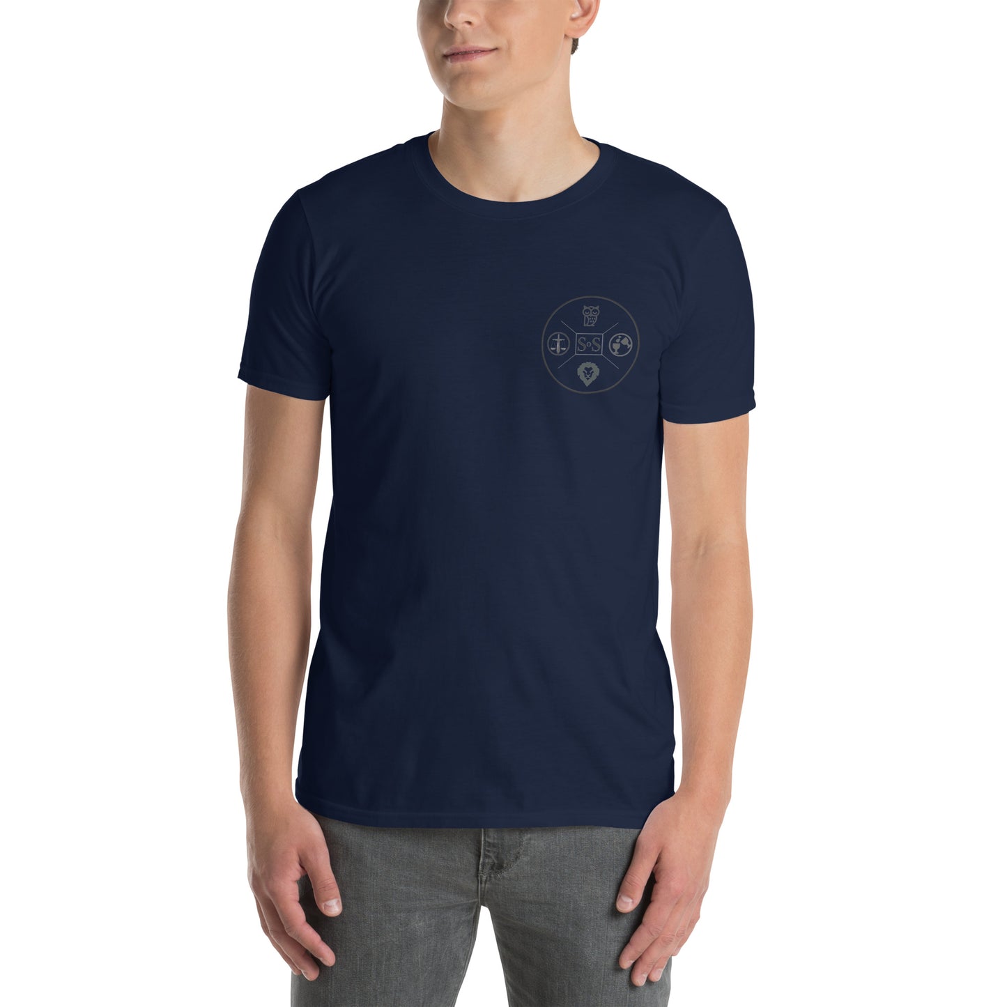 "The Happiness of Your Life Depends Upon the Quality of Your Thoughts" Marcus Aurelius T-Shirt | Stoic Philosophy Unisex Tee