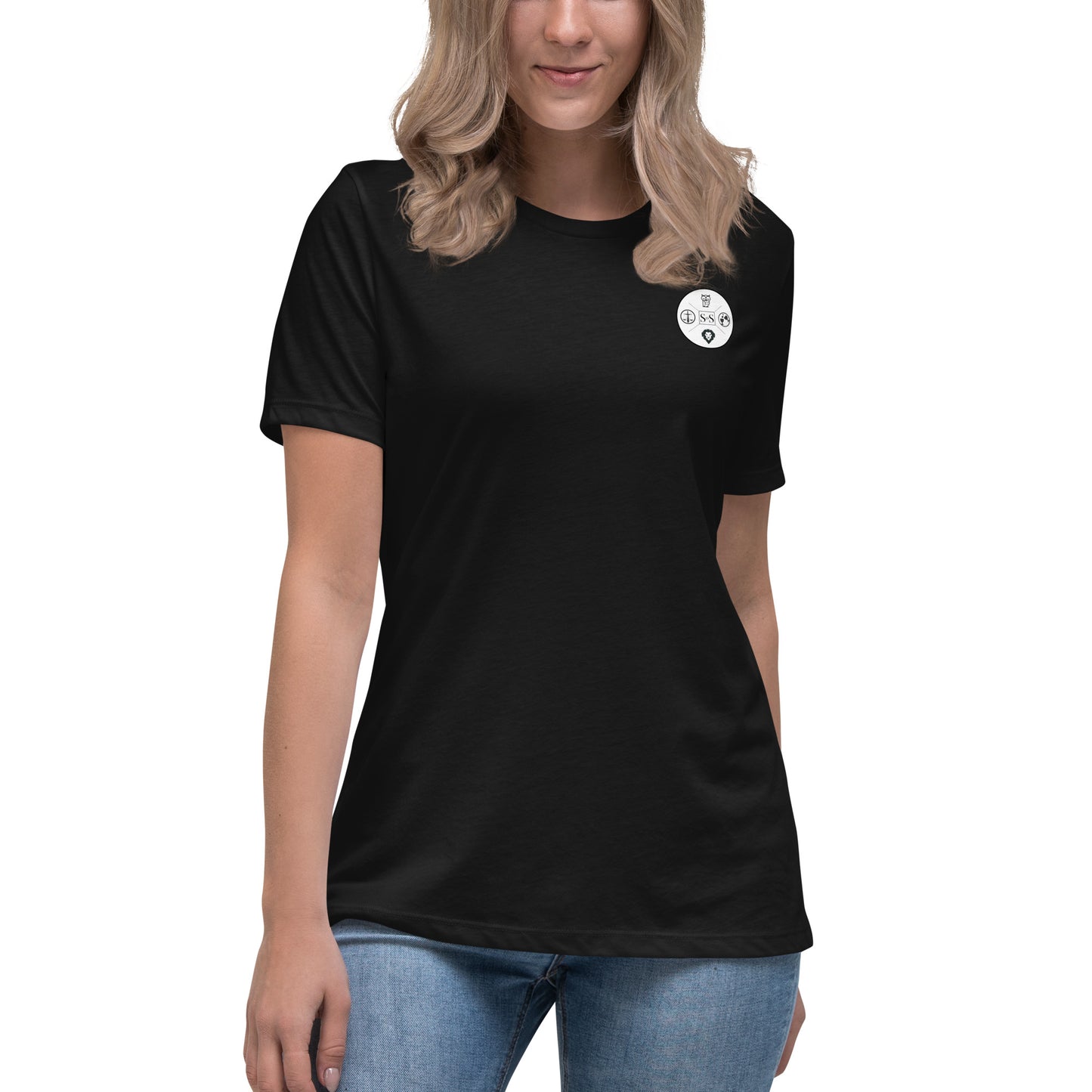 Woman's T-Shirt - Marcus Aurelius 'The Happiness of Your Life' Stoicism Quote