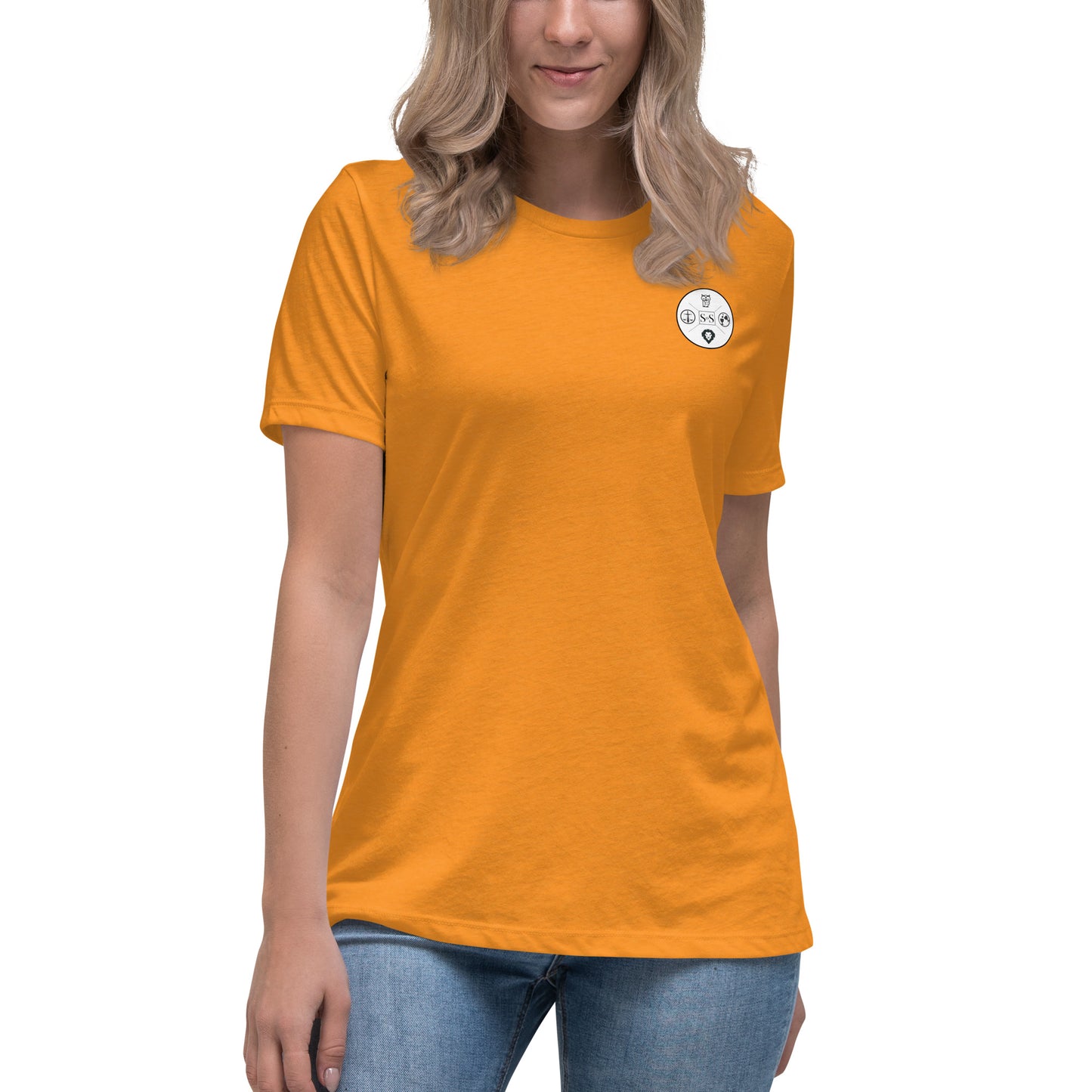 Woman's T-Shirt - Marcus Aurelius 'The Happiness of Your Life' Stoicism Quote