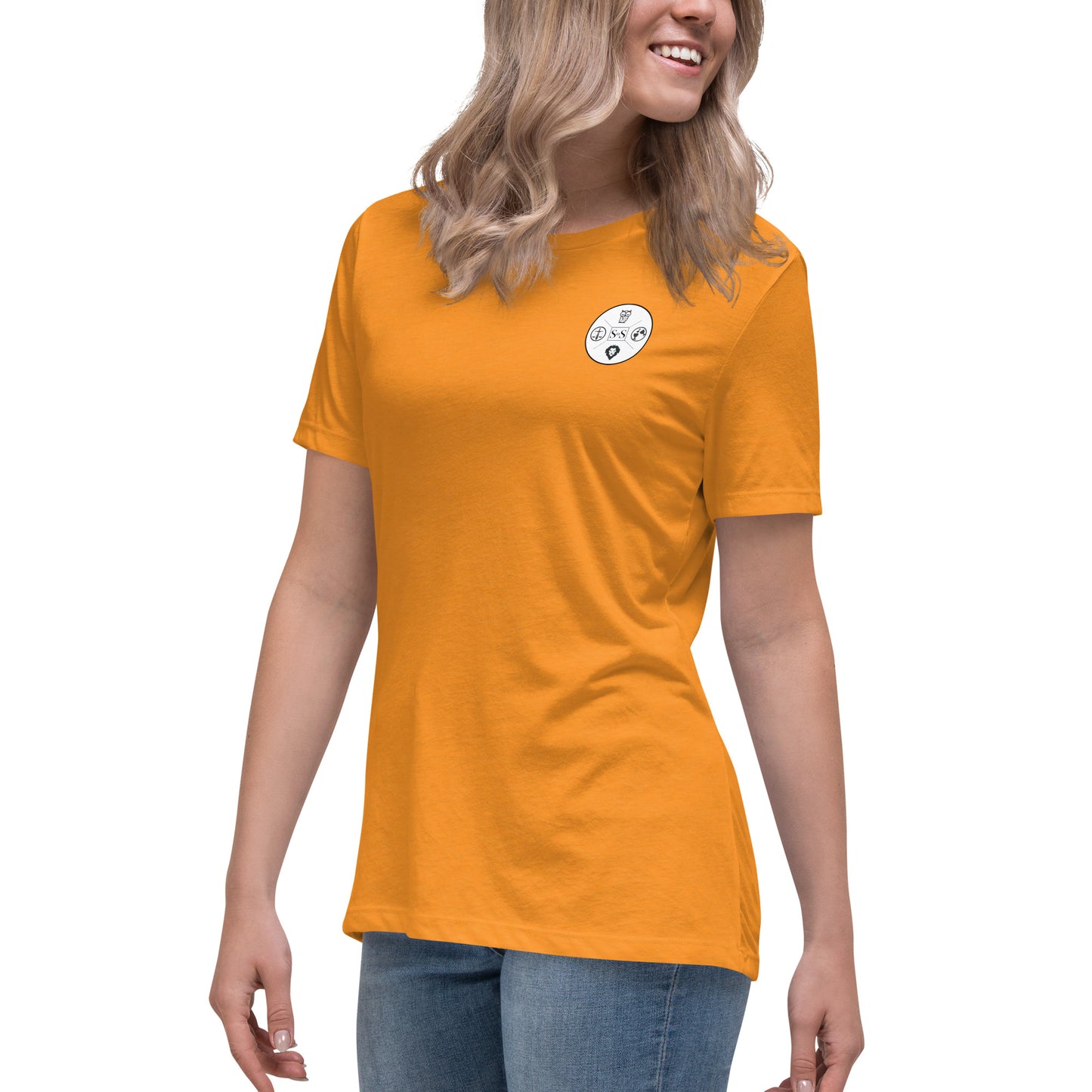 Woman's T-Shirt - Marcus Aurelius 'The Happiness of Your Life' Stoicism Quote