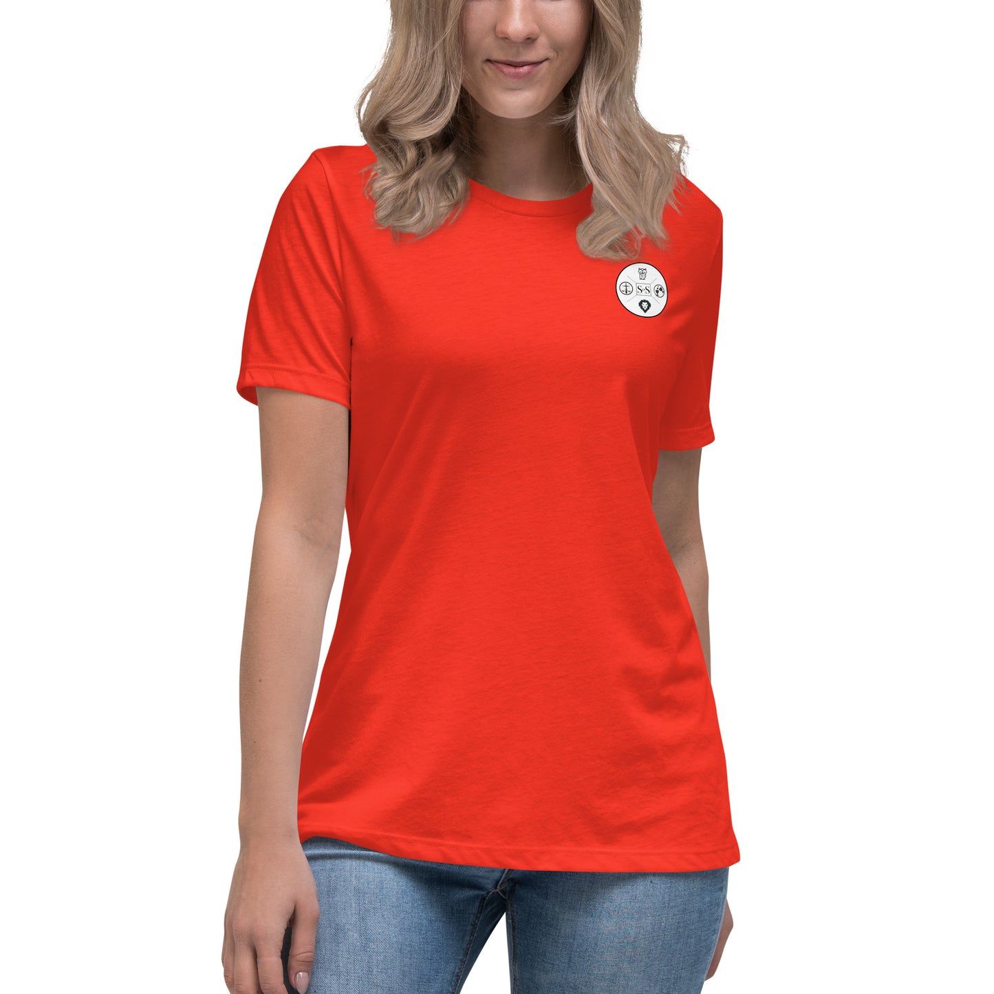 Woman's T-Shirt - Marcus Aurelius 'The Happiness of Your Life' Stoicism Quote