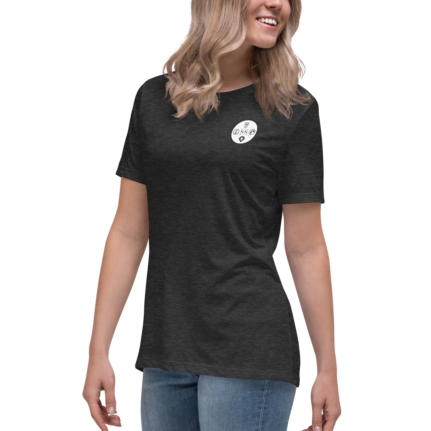 Woman's T-Shirt - Marcus Aurelius 'The Happiness of Your Life' Stoicism Quote