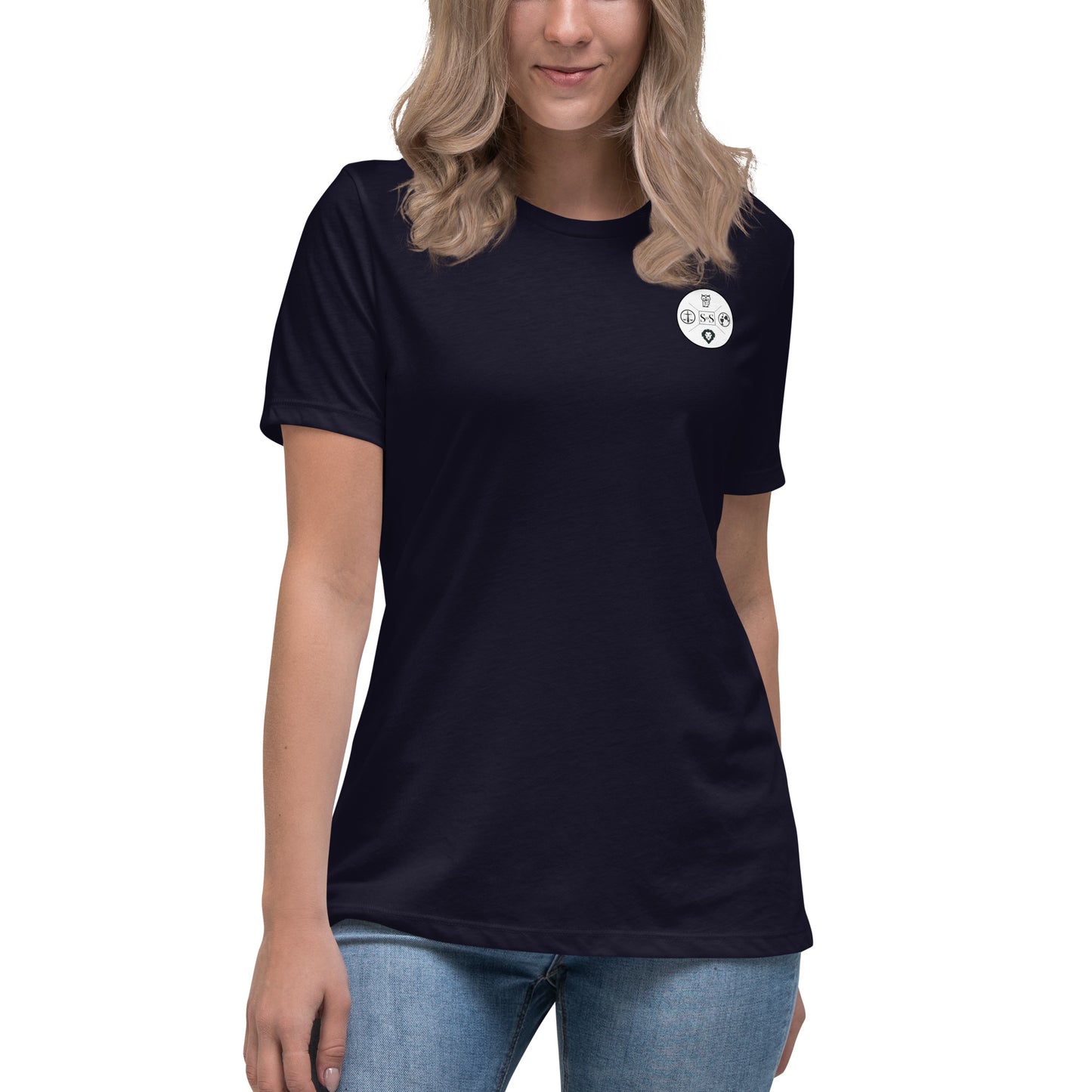 Woman's T-Shirt - Marcus Aurelius 'The Happiness of Your Life' Stoicism Quote