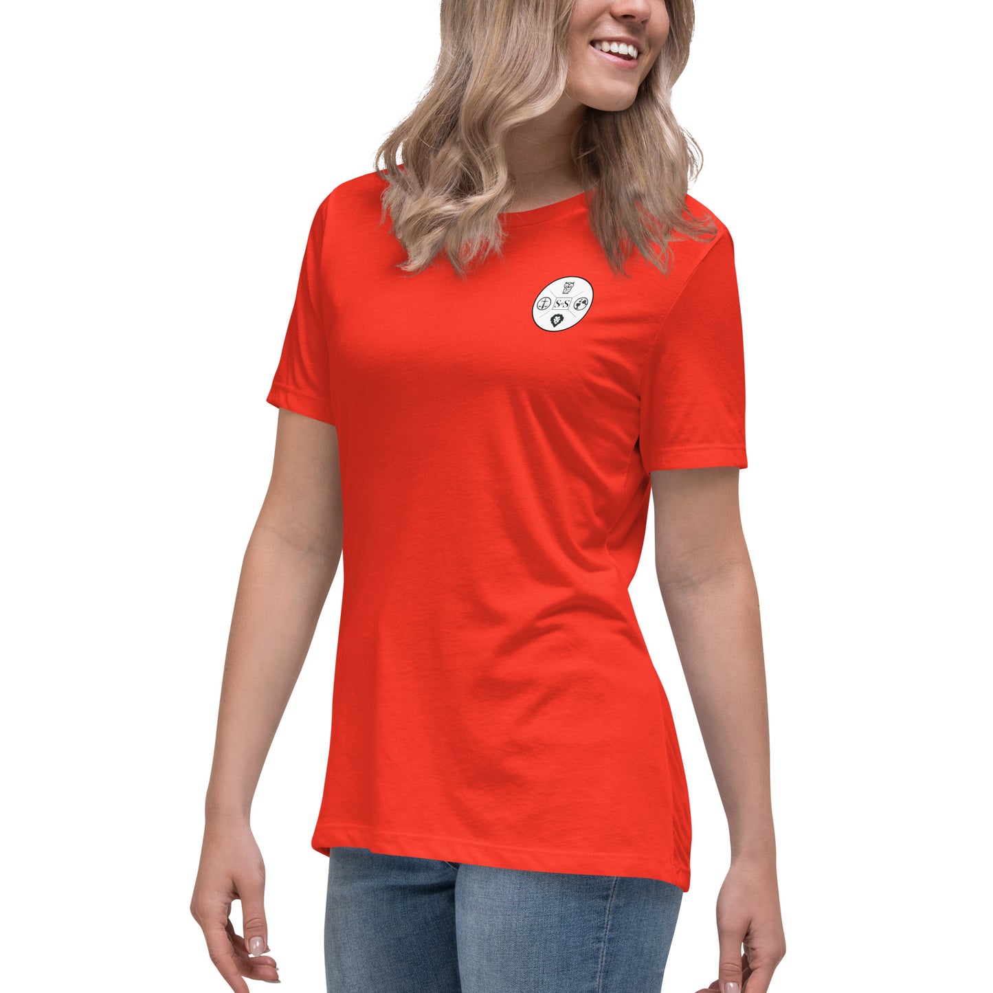 Woman's T-Shirt - Marcus Aurelius 'The Happiness of Your Life' Stoicism Quote